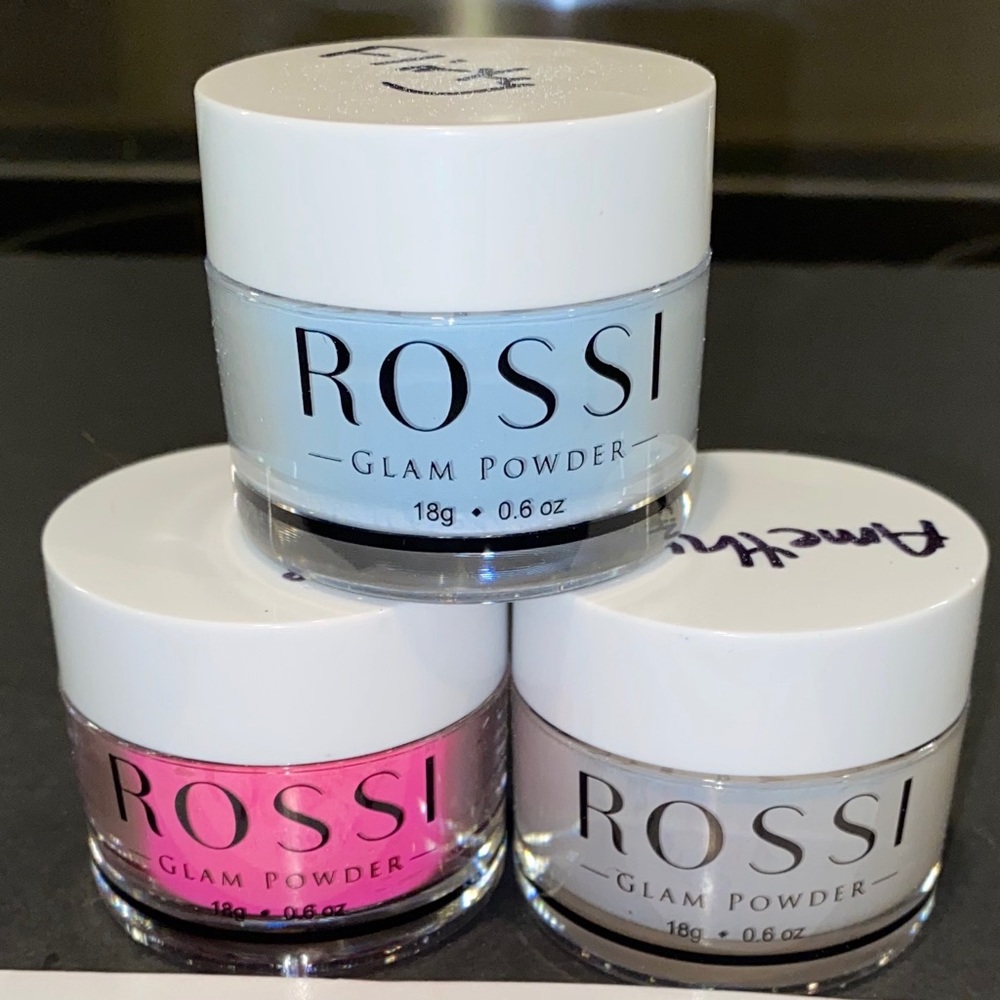 Rossi Nails Glam Powder 3 Colors